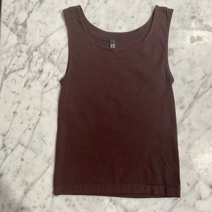 Wolford Chocolate Brown Sleeveless Shell